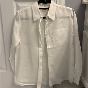 L.L. Bean Linen Button Down Top